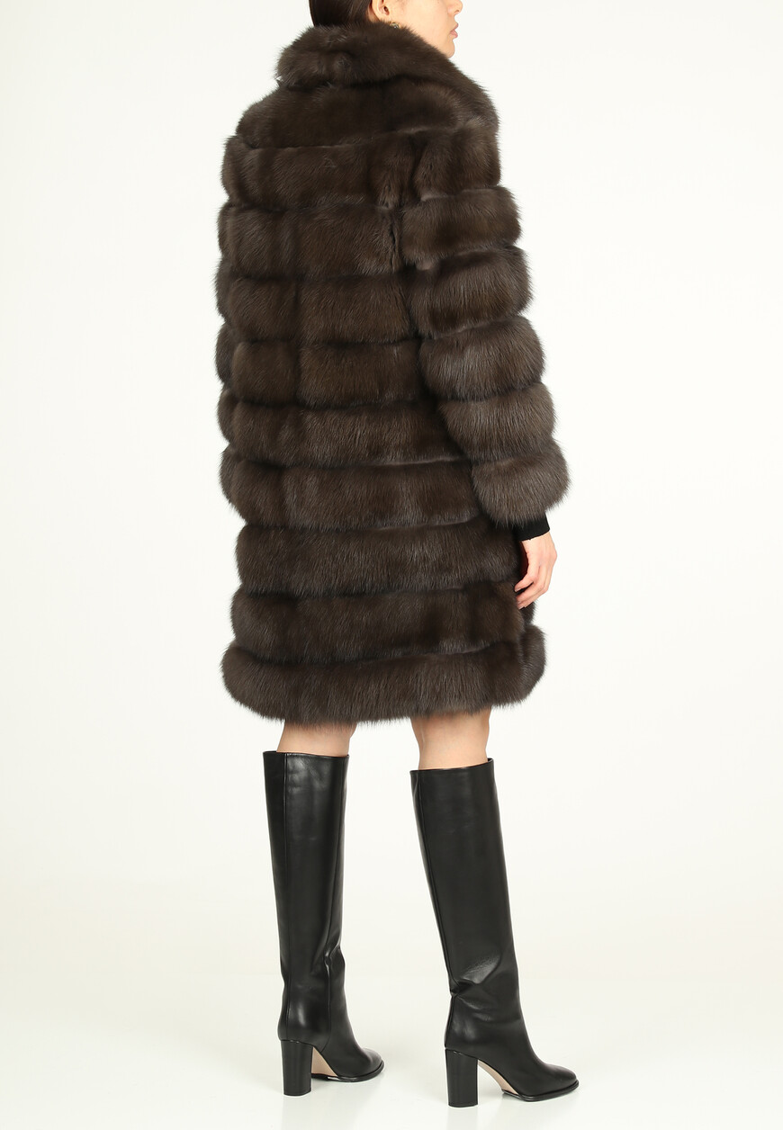 шуба  ZIMBLY DARK 46 по низкой цене