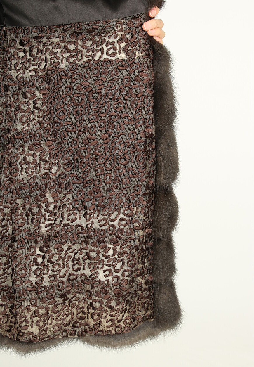 шуба  ZIMBLY DARK 46 оригинал