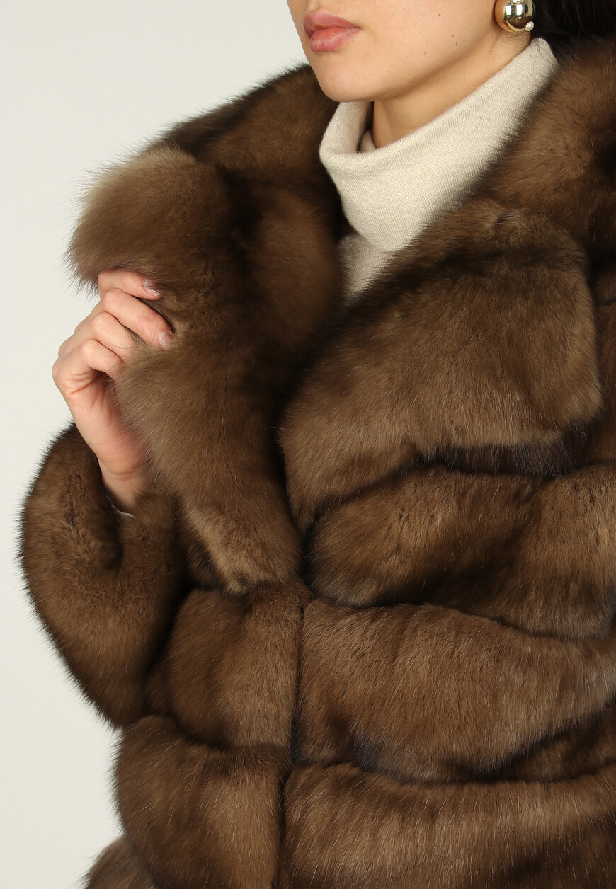 шуба  ZIMBLY TORTORA 46 со скидкой