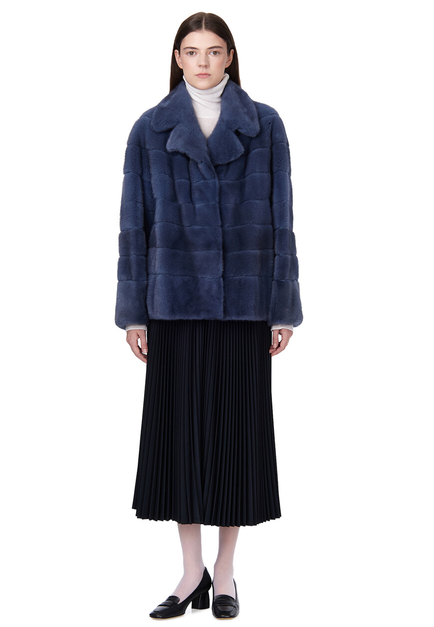 шуба  LIRIA mod PALACE BLUE 48 по акции