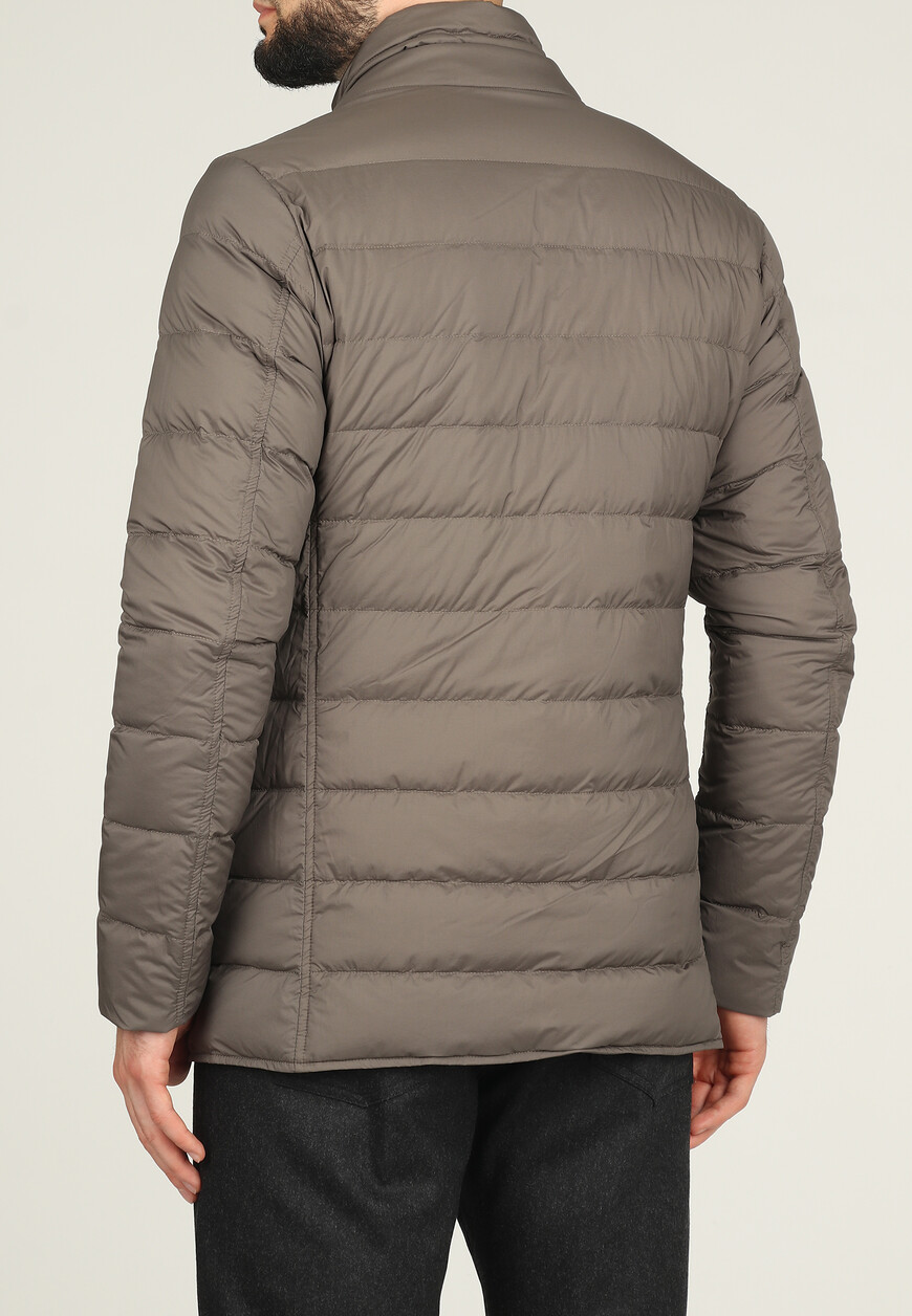 пуховик  из франции вид сбоку