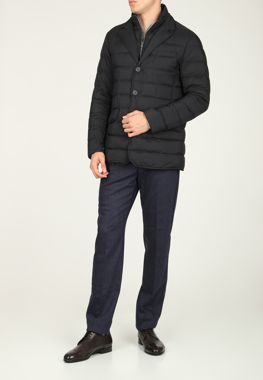 пуховик  от бренда herno вид слева