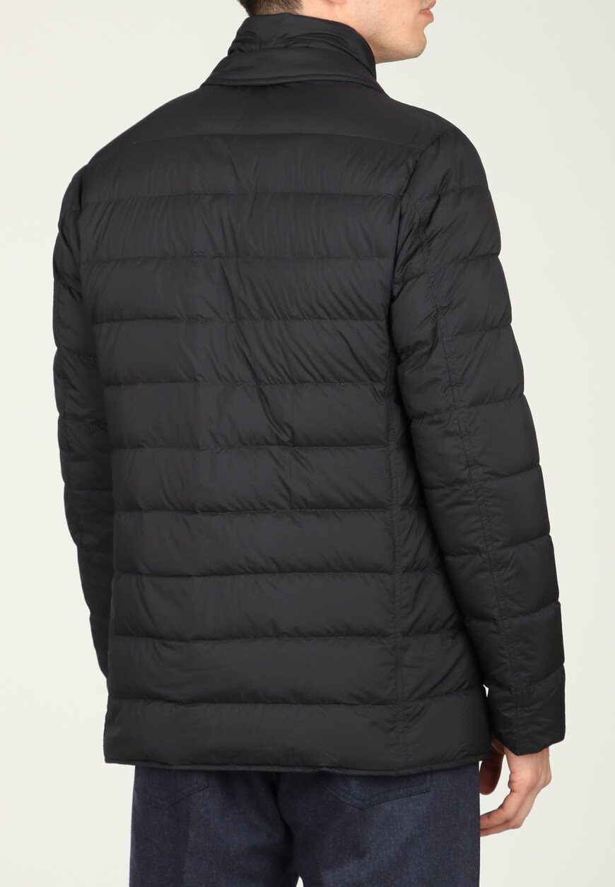 пуховик  из франции вид сбоку