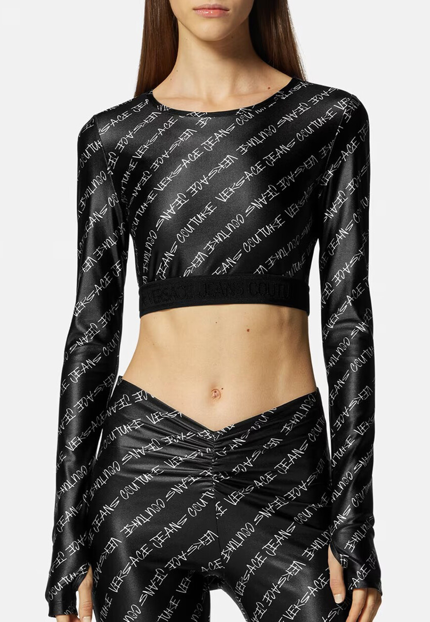

Топ Versace Jeans Couture, Черный