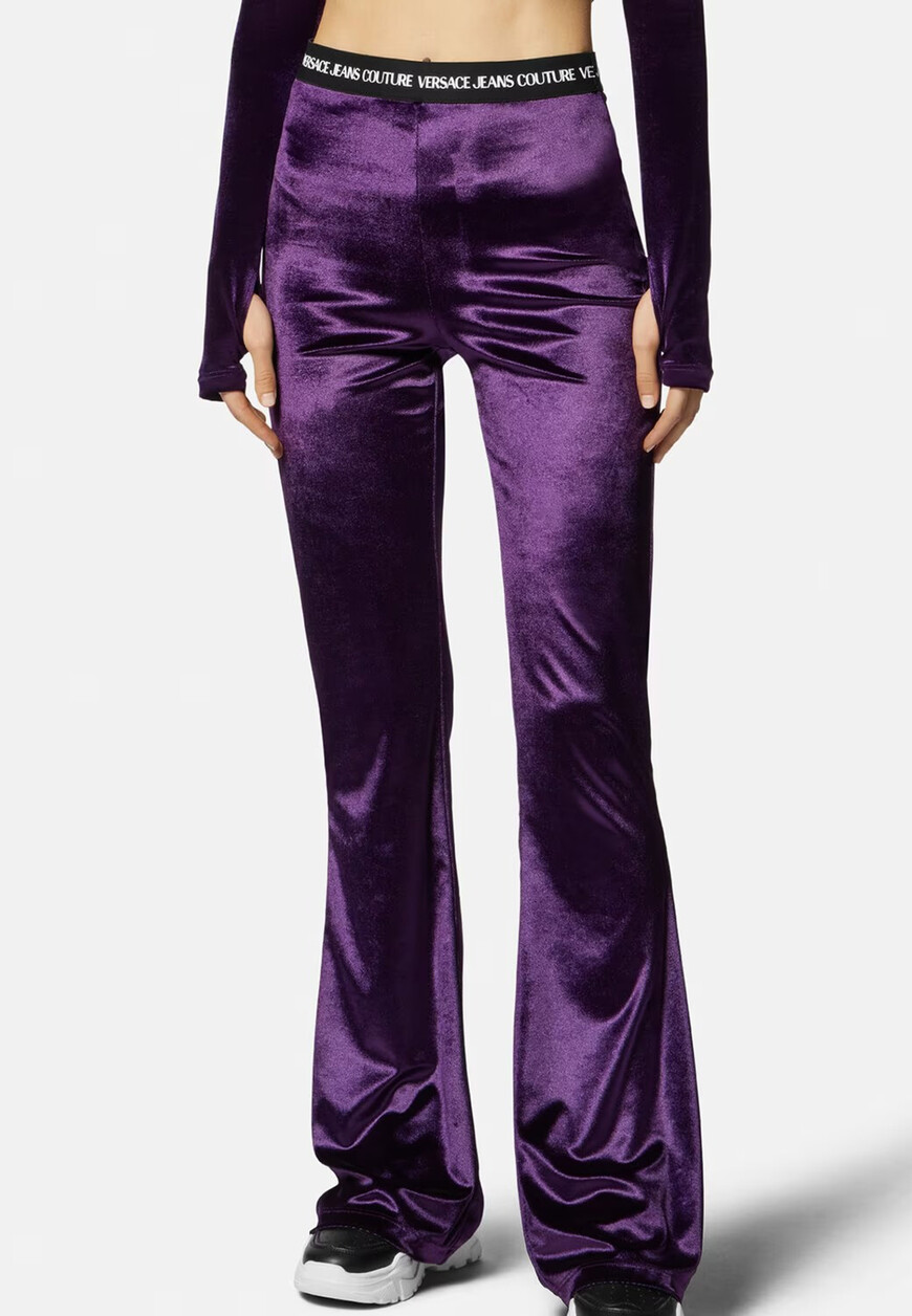 

Легинсы Versace Jeans Couture, Фиолетовый