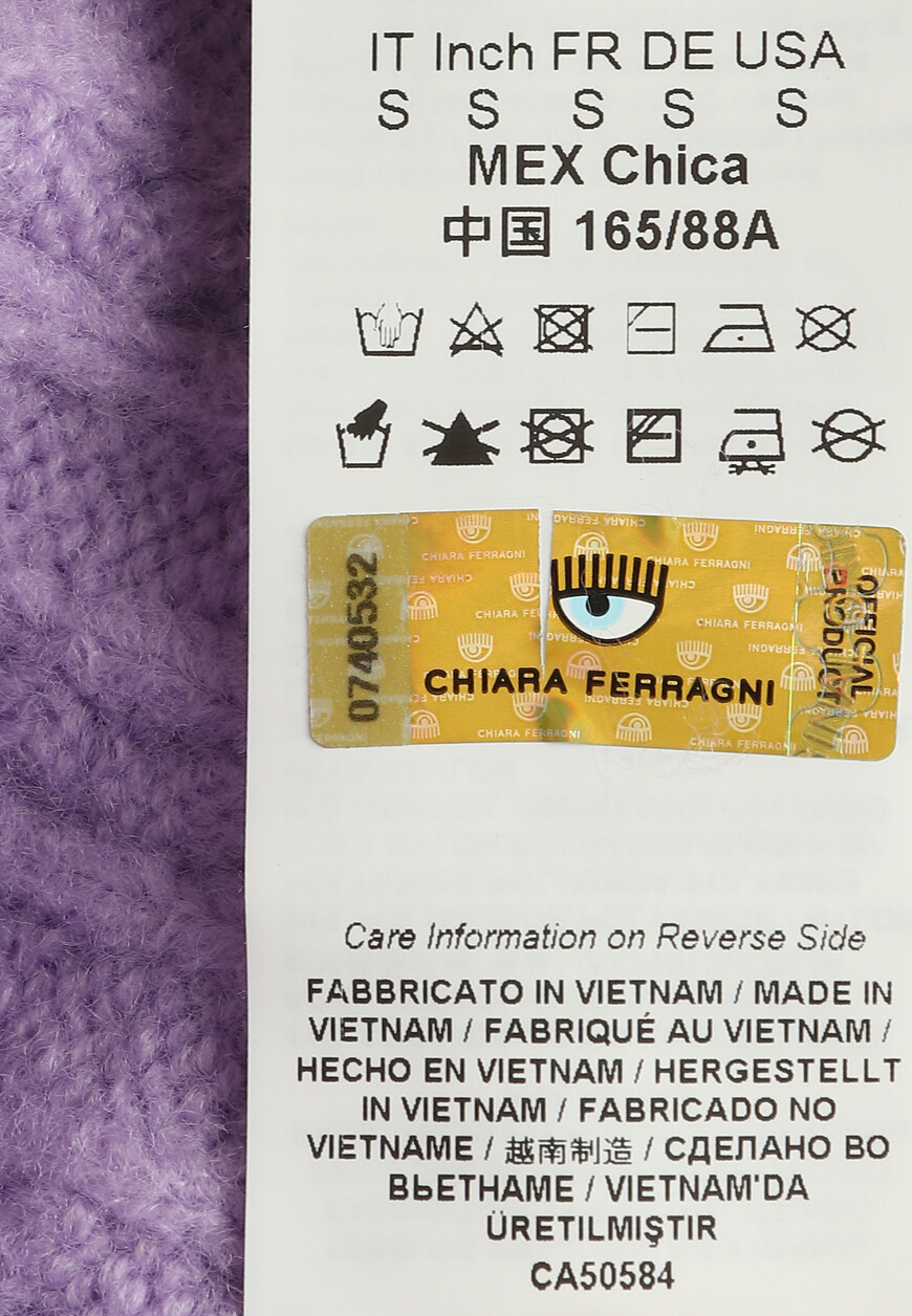 

Свитер Chiara Ferragni, Фиолетовый