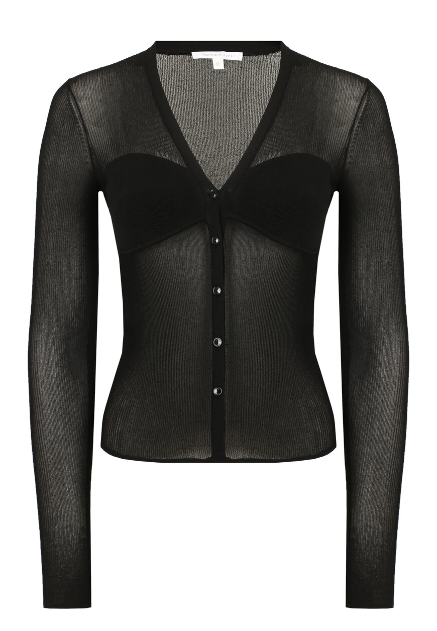 

Кардиган Patrizia Pepe, Черный