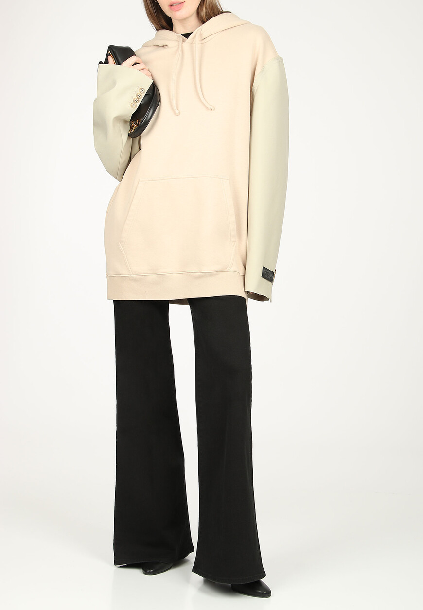 

Худи Mm6 Maison Margiela, Бежевый