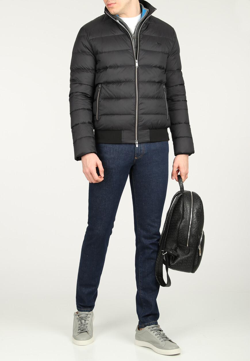 пуховик  от бренда harmont&blaine вид слева