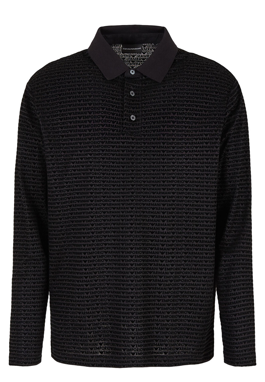 

Лонгслив Emporio Armani, Черный