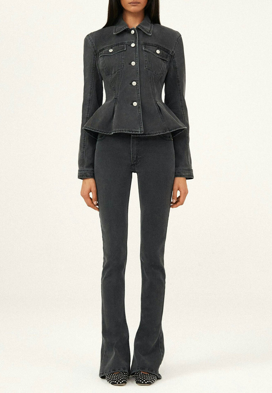 брюки  PF23 DENIM 07 SPODNIE SZARY купить с доставкой