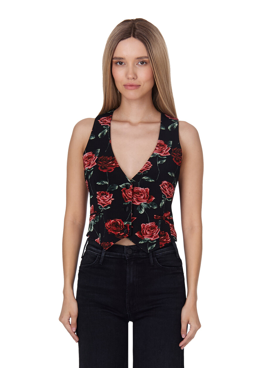 жилет  PF23 KAMIZELKA 01 CZARNY PRINT по распродаже