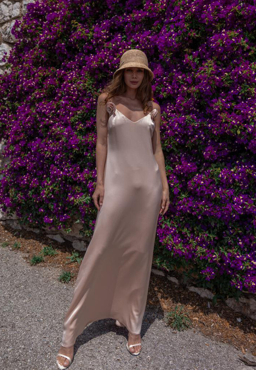 платье  PF23 SUKIENKA 03 POMARANCZOWY купить с доставкой