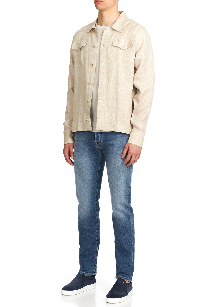 

Рубашка Eleventy, Коричневый