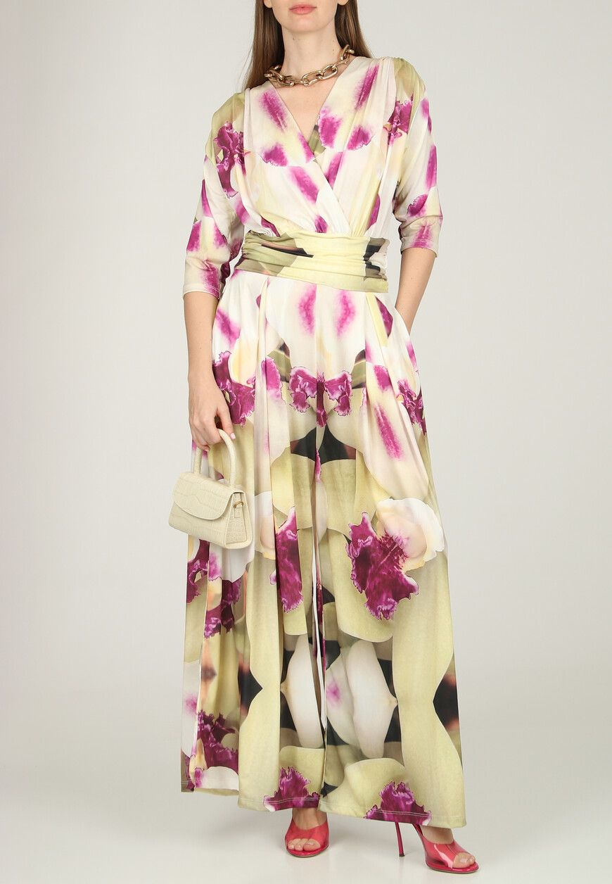 платье  Mermaid Long Pleat Dress по акции