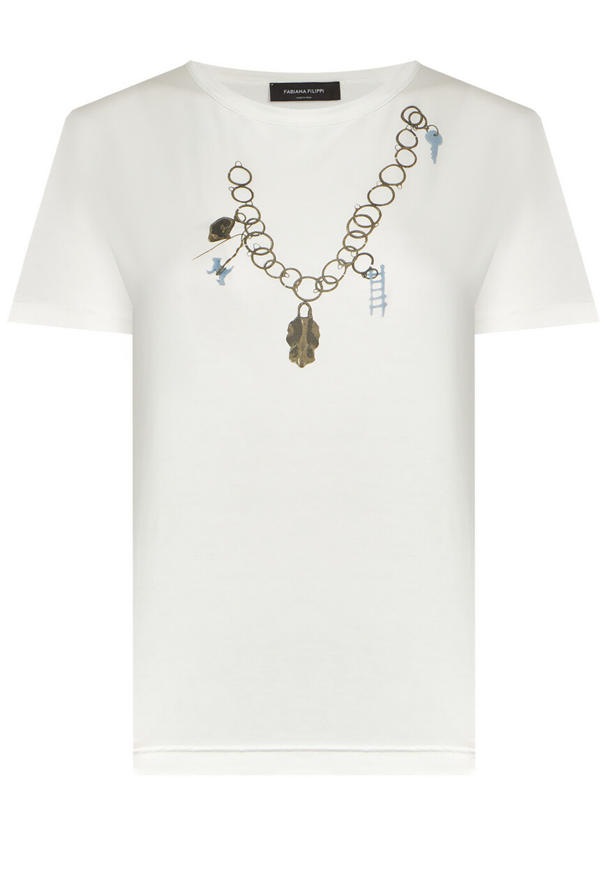 

Футболка Fabiana Filippi, Белый