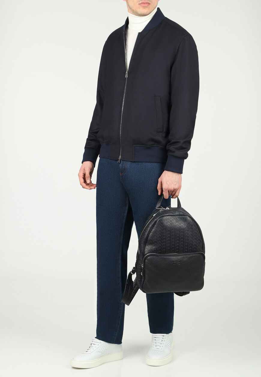 бомбер  от бренда isaia вид слева