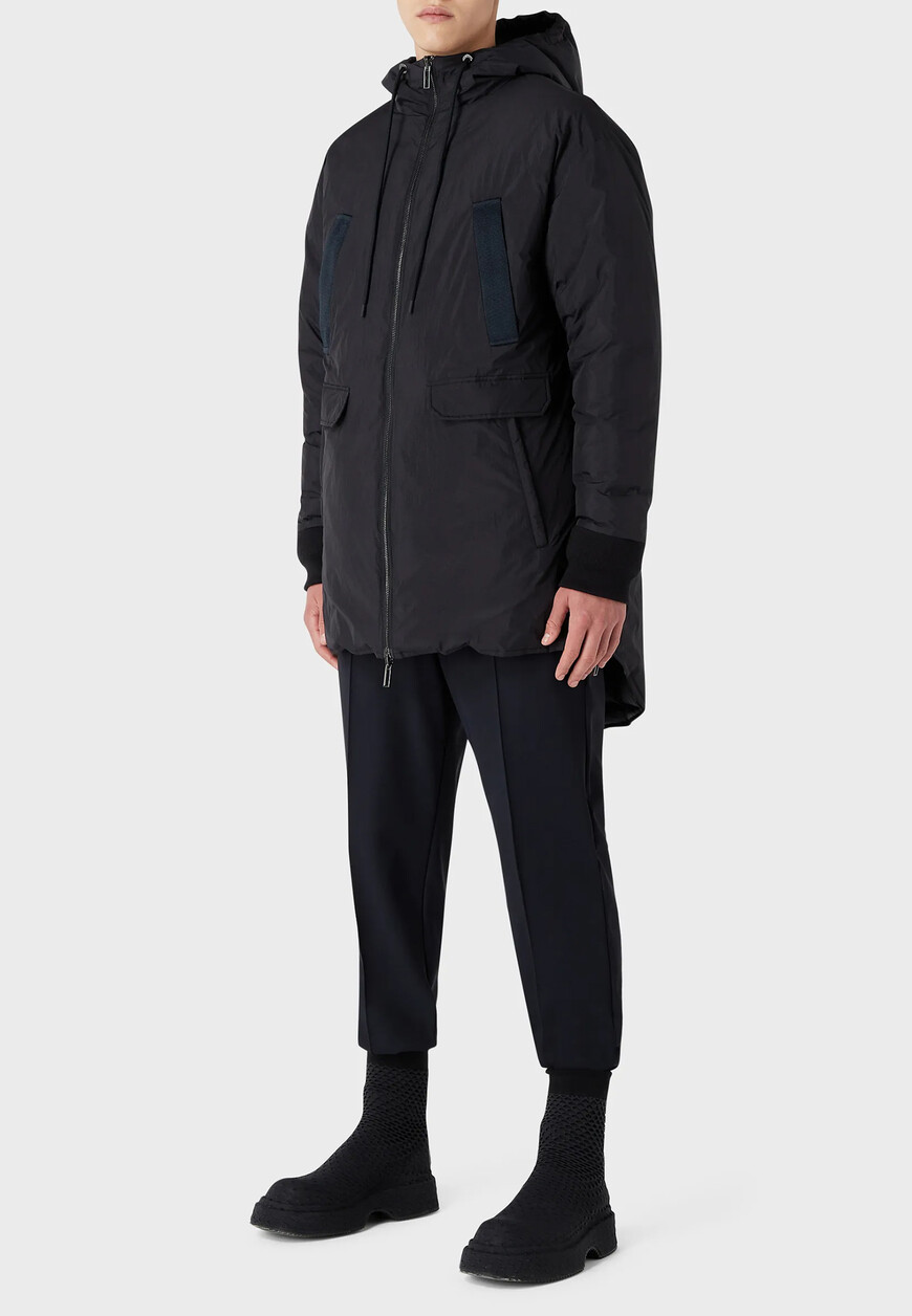 пуховик  из проверенных материалов спереди