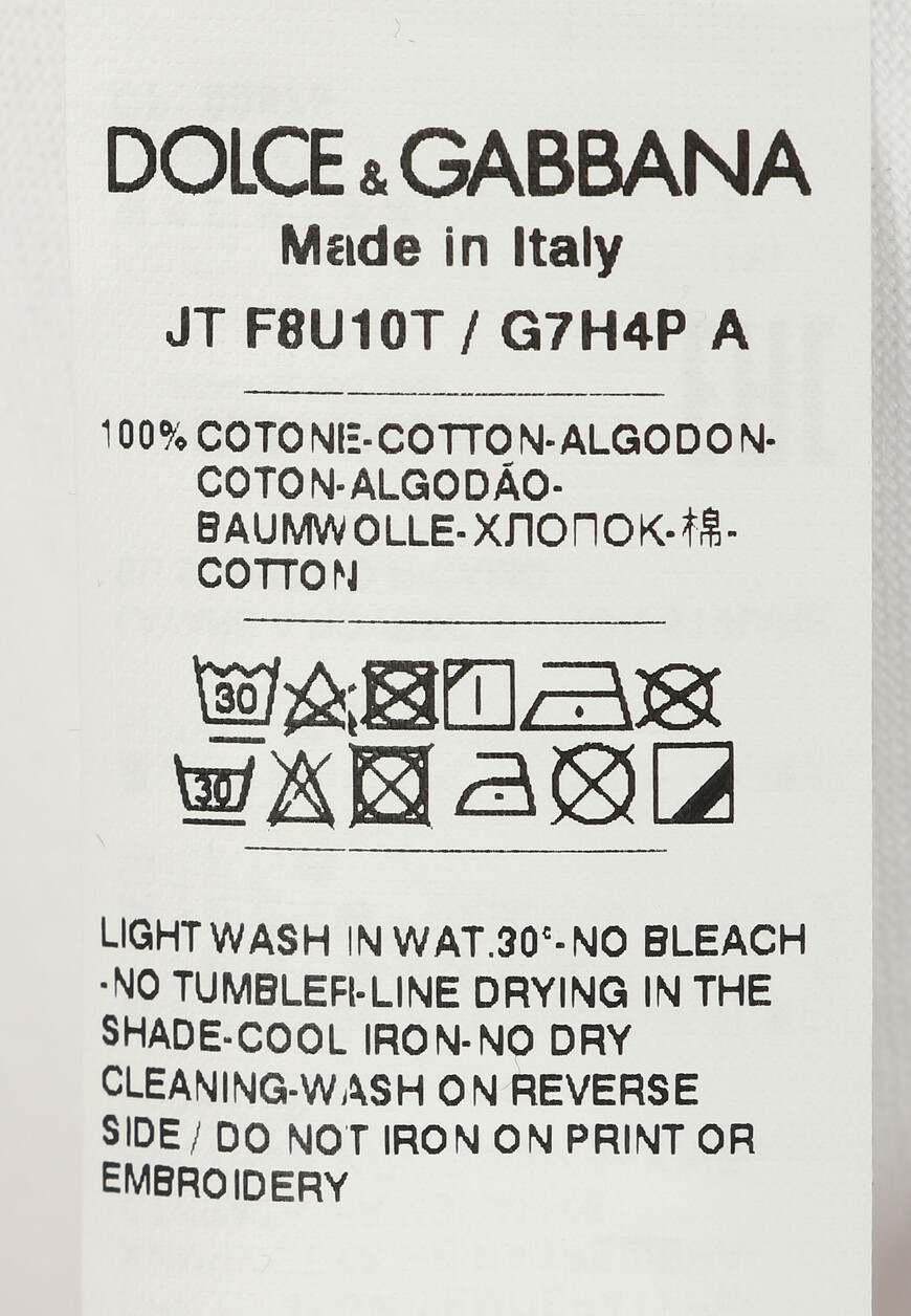 футболка dolce&gabbana F8U10T G7H4P по низкой цене