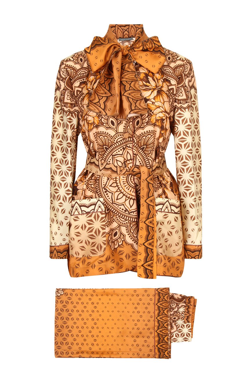 

Костюм Alberta Ferretti, Бежевый