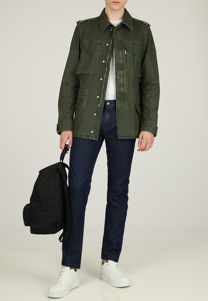 куртка  от бренда barmas jeans вид слева