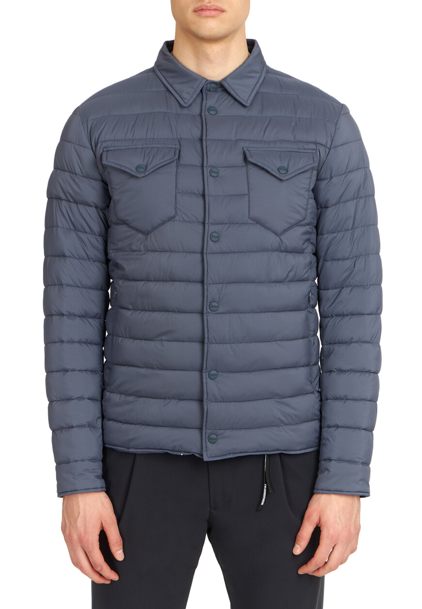 пуховик  из франции вид сбоку