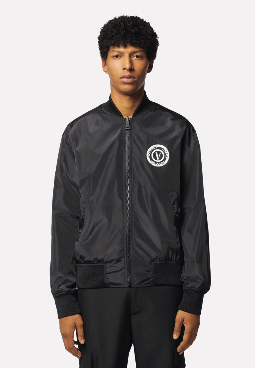 бомбер  от бренда versace jeans couture вид слева