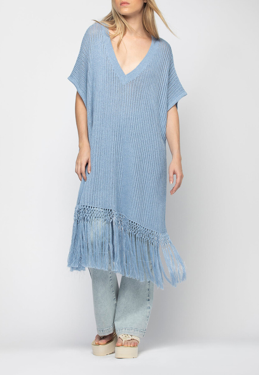 

Пончо Max&Moi, Голубой