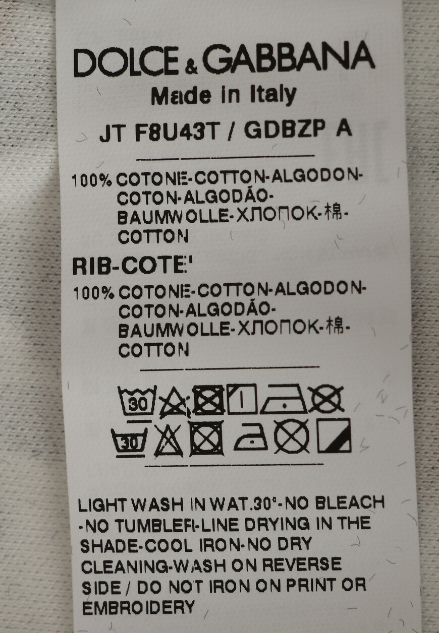 футболка dolce&gabbana F8U43T GDBZP со скидкой