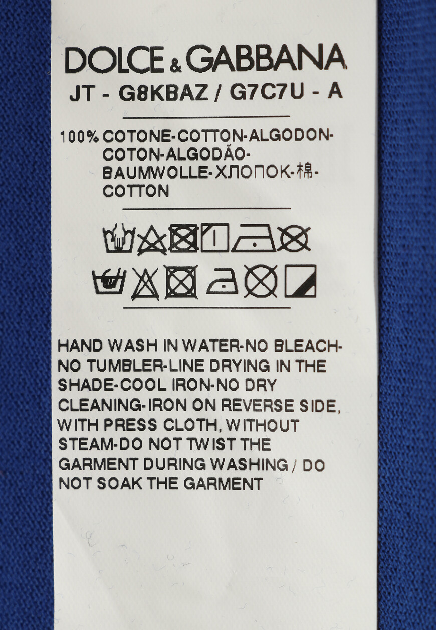 

Футболка Dolce&Gabbana, Синий