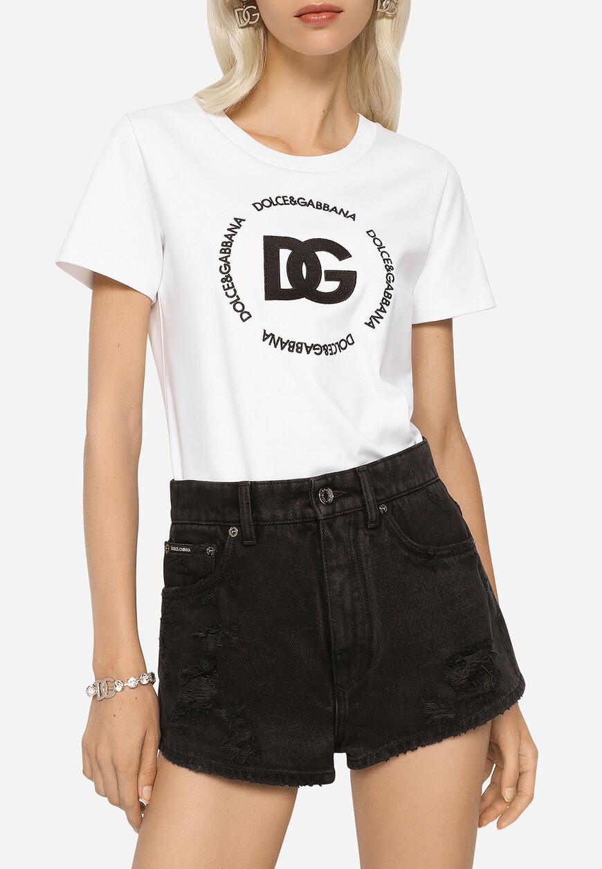 футболка dolce&gabbana F8T00ZHU7H8 со скидкой