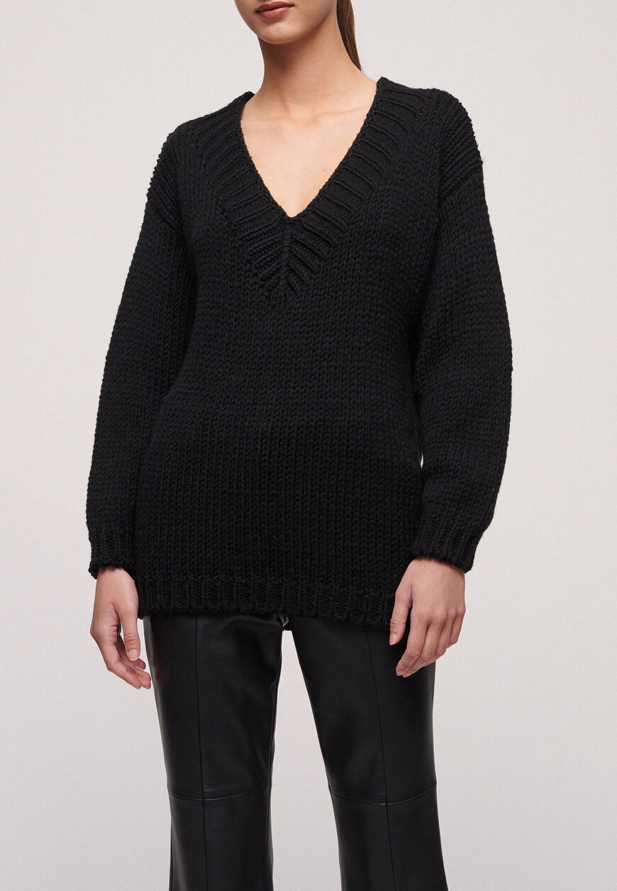 

Пуловер Luisa Spagnoli, Черный