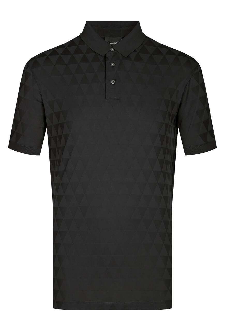

Поло Emporio Armani, Черный