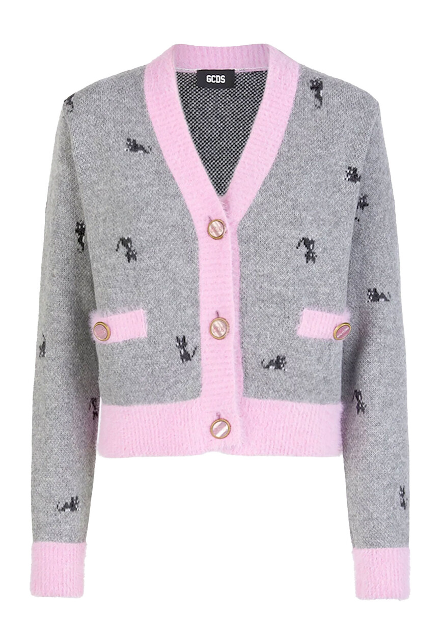 

Кардиган Gcds, Серый