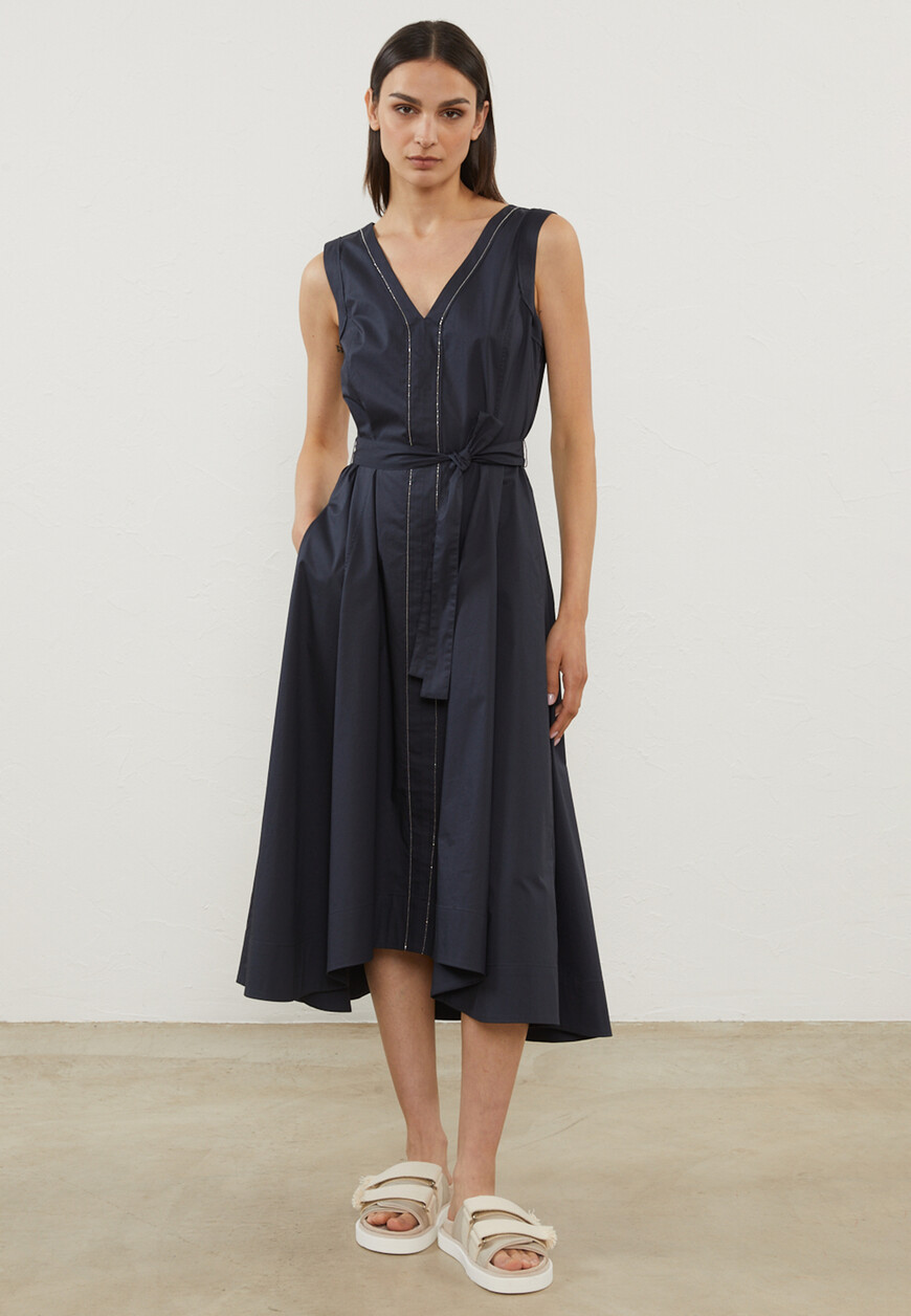 платье  от бренда peserico вид слева