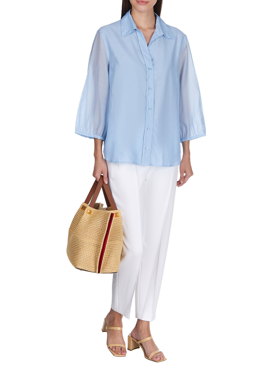 рубашка  из италии вид сбоку