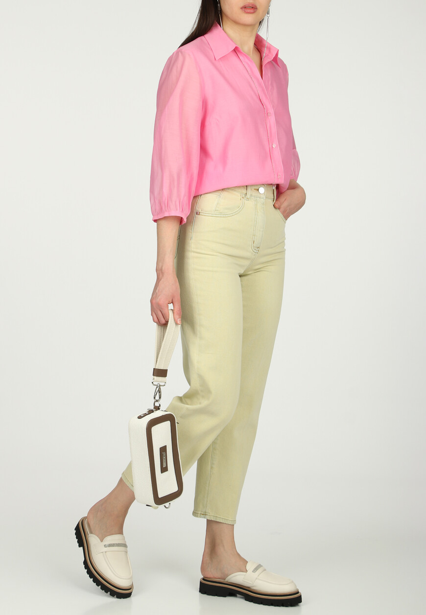 рубашка  из италии вид сбоку