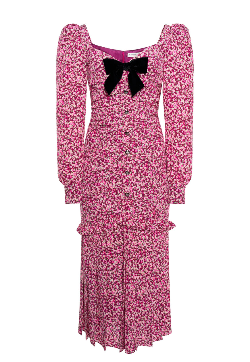 

Платье Alessandra Rich, Бордовый