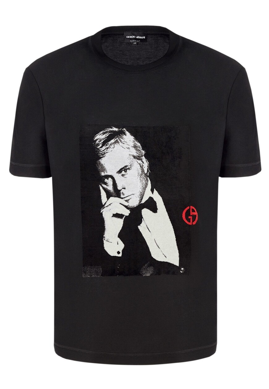 

Футболка Из Джерси Giorgio Armani, Черный
