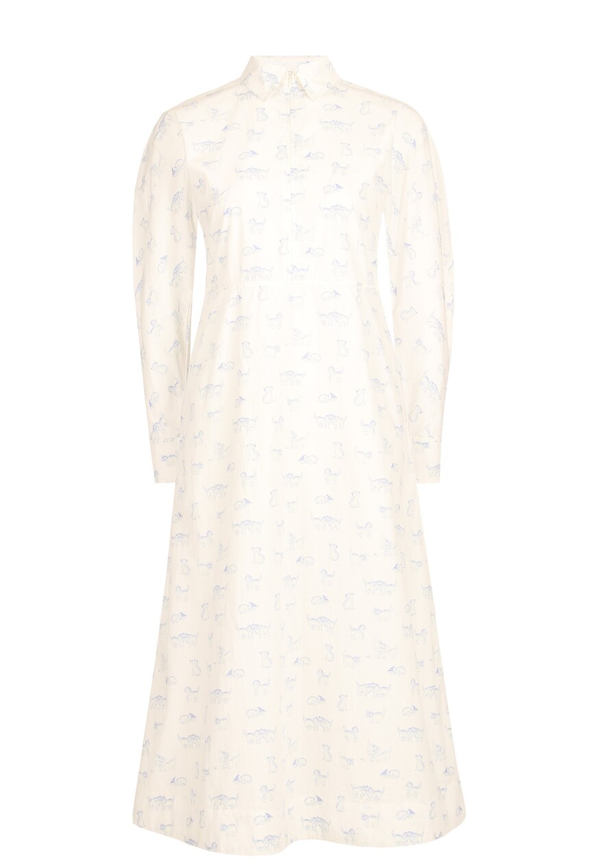 

Платье Ganni, Белый