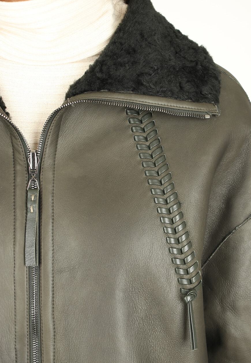 

Дубленка Henry Beguelin, Зеленый