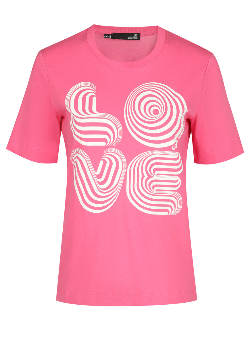 

Футболка Moschino Love, Розовый