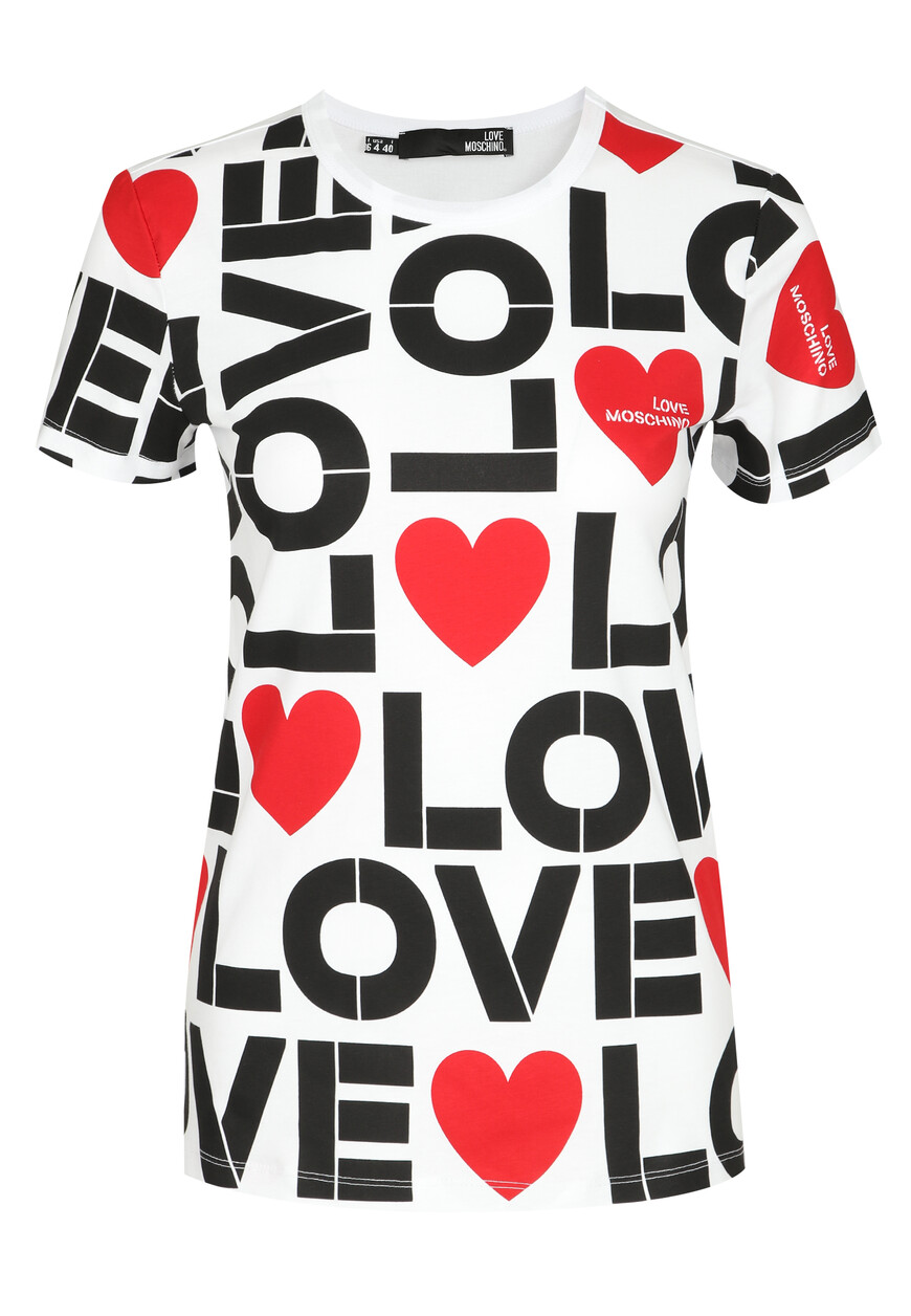 

Футболка Moschino Love, Белый