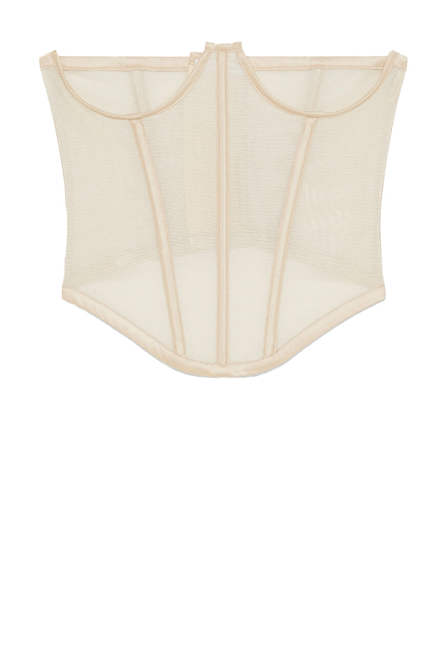 

Корсет Patrizia Pepe, Бежевый