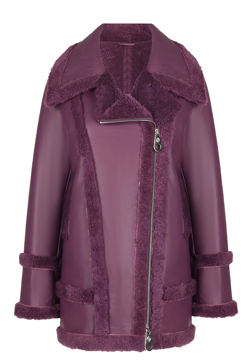 

Дубленка Adriano Baroni, Фиолетовый