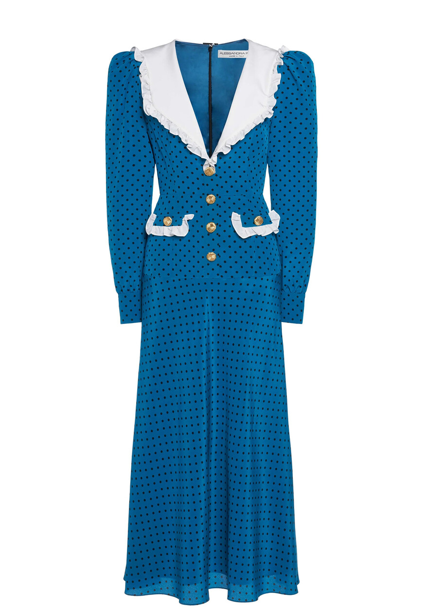 

Платье Alessandra Rich, Синий