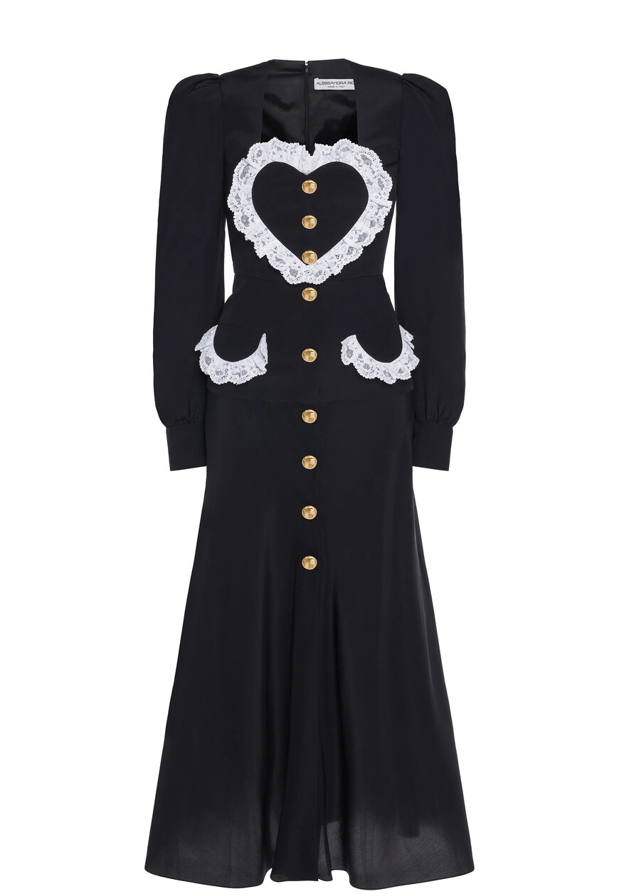 

Платье Alessandra Rich, Черный