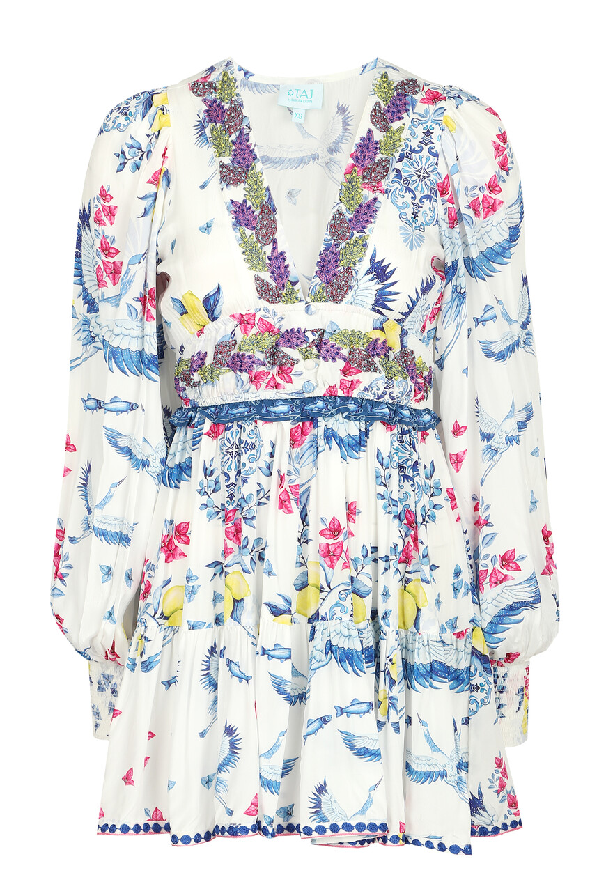 

Платье Taj By Sabrina Crippa, Белый