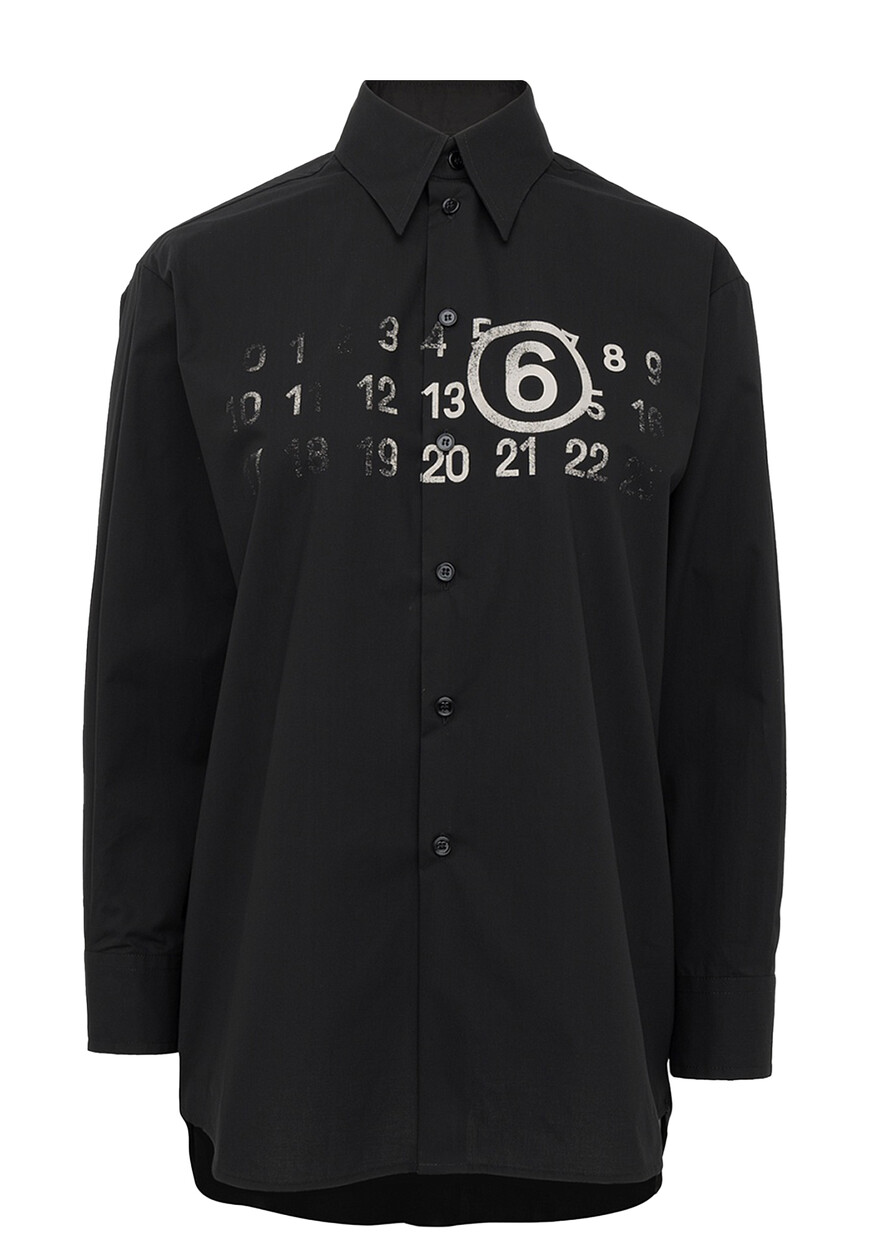 

Рубашка Mm6 Maison Margiela, Черный