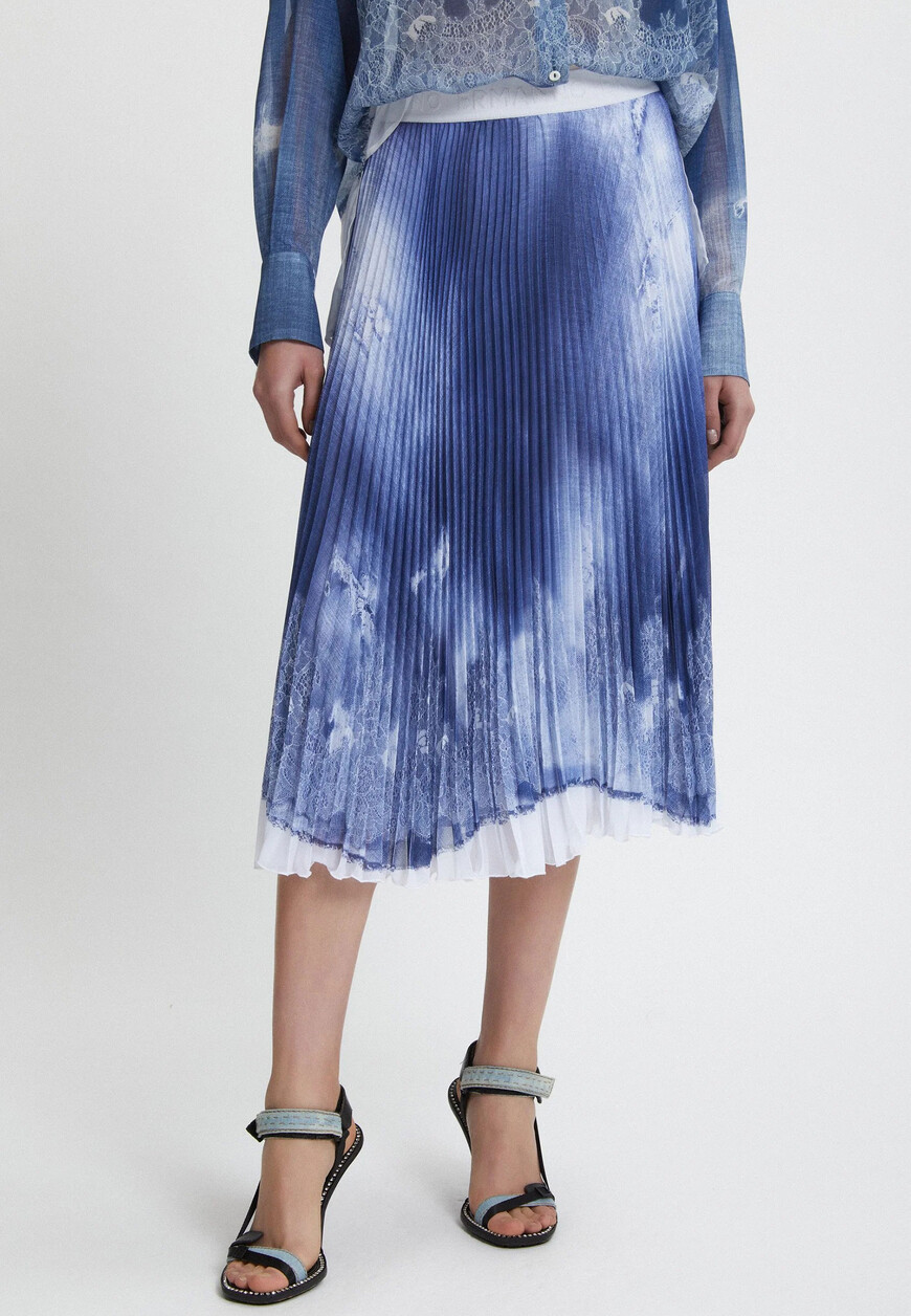 

Юбка Ermanno Firenze, Синий